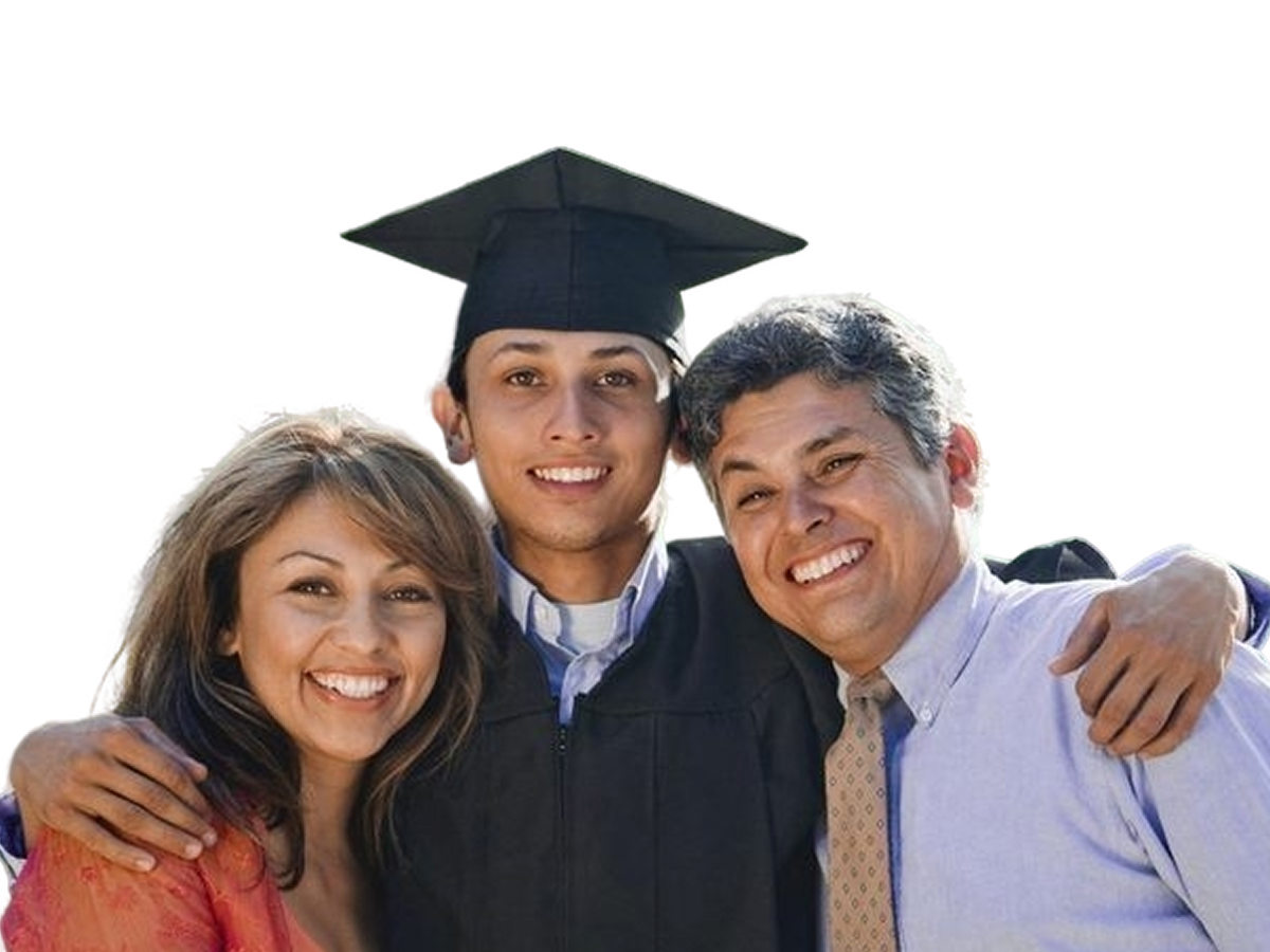 Family at a convocation